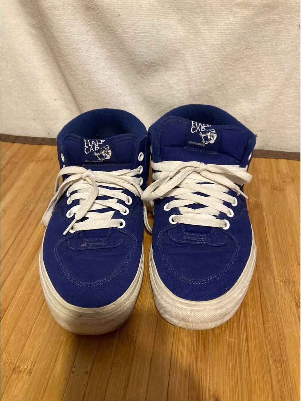 Vans Half Cab Mens Size 9.5 Blue Skateboard Skateboarding Shoes Athletic